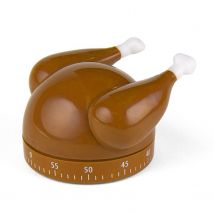 Minuteur De Cuisine Dinde Au Four - 60 Minutes - 5 X 6,3 Cm - Kikkerland