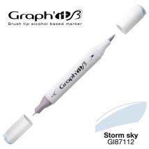 Marqueur Manga À L'Alcool Graph'it Brush 7112 Storm Sky - Graph'IT