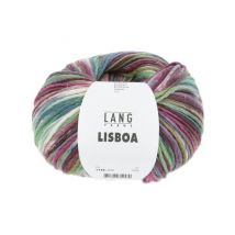 Pelote De Coton À Tricoter Lisboa - 100gr – Lang Yarns - 100% Coton, Légèreté Et Éclat Inspirés Du Portugal 02 Multicolore
