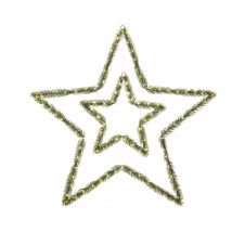 Duo Etoiles Sapin Guirlande Lumineuse Led (34 Et 74 Cm) - Plastique - Annikids