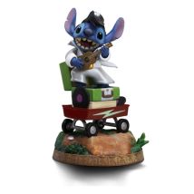 Lilo & Stitch - Statuette 1/10 Art Scale Stitch King Of Rock 17 Cm - Iron Studios