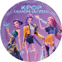 8 Assiettes K-pop Demon Hunters - Annikids