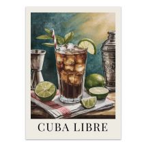 Affiche - Cuba Libre - Andreas Magnusson - Wall Editions