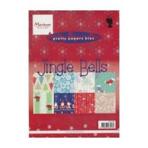Bloc De 32 Papiers Scrapbooking 15 X 21 Cm Marianne Design Jingle Bells - Find It
