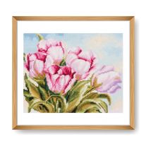 Kit Point De Croix Tulipe 39,5 X 33 Cm – Trimits Tulipe