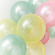 16 Ballons Rainbow Pastel - Talking Tables