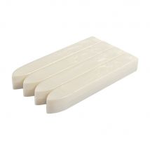 Cire À Cacheter, Blanc Métallique, Sticksà 12g, Boite 4 Pces - Rayher