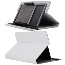 Etui De Protection Housse Universelle Tablettes 7 Pouces Porte Carte Cuir Blanc Yonis - Yonis