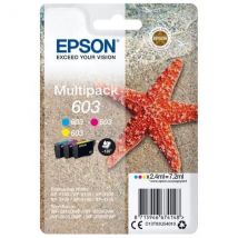 Cartouche D'Encre - Epson - Multipack 603 - 3 Couleurs - Impressions Nettes - Économies Réalisées
