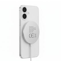 Mayaxess Chargeur Magsafe Pour Iphone 16 Plus 15w Magnétique Blanc