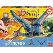 Puzzle - 3d - Dinosaure - Pteranodon - 43 Pièces - Enfant Dès 5 Ans - Educa - Educa Borras