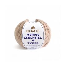 Pelote De Laine Merino Essentiel 4 Tweed - Dmc 912 Ecru - Dmc