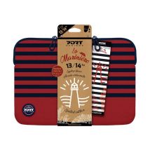 Port Designs Housse Universelle En Mousse À Mémoire De Forme Pour Ordinateur Portable Bleue Rouge 13/14 Pouces - Port Designs