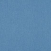 Tissu Coton Enduit Uni Bleu Denim - Au Mètre - Craftine