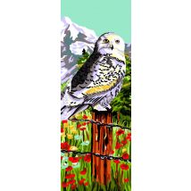 Canevas Antique La Chouette 30x65cm - LUC