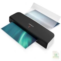 Plastifieuse A3 A4 A5 Avec 15 Feuilles Plastifieuses- Machine À Plastifier- Avec Bouton Anti-bourrage- Acropaq - Acropaq