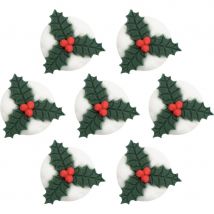 7 Feuilles De Houx En Sucre - CREATIVE PARTY