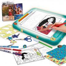 École De Dessins Avec Table Lumineuse Vaiana 2 – Kit Créatif Pour Enfants - LISCIANI