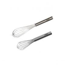 Lot De 2 Fouets De Cuisine Ou De Pâtisserie En Inox 25 Cm Et 30 Cm Fm Professional Pâtisserie