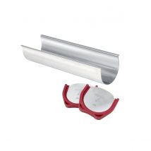 Gouttière À Bûche Inox - 300 X 85 X 68 Mm - Contenance 1,5 L - Gobel
