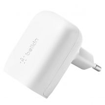 Belkin Chargeur Secteur Rapide Usb-c Power Delivery Et Pps 30w Compact Blanc