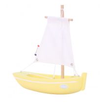 Bateau Le Misainier Jaune 22cm - Maison Tirot