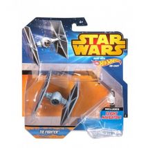 Hot Wheels Star Wars Tie Fighter - Vaisseau 6 Cm - Mattel - Cgw53 - Star Wars