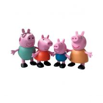 Peppa Pig Ensemble De 4 Figurines La Famille - Comansi