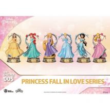 Disney - Assortiment 6 Statuettes Mini Diorama Stage Princess Fall In Love Series 12 Cm (6) - Beast Kingdom