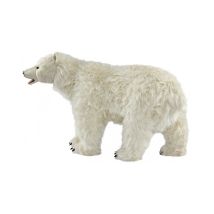 Hansa Peluche Geante Ours Polaire 4 Pattes 65 Cm H 105 Cm L - Hansa Peluches Géantes - Rouge