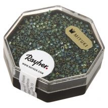 Delica-rocailles, 1,6 Mm Métallic, Boîte, Émeraude, 4g - Miyuki