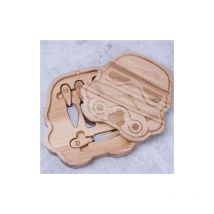 Satr Wars - Set Plateau Et 4 Couteaux À Fromage Original Stormtrooper - Thumbs Up