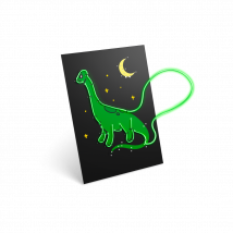 Kidyneon - Kit Decoration Murale Lumineuse Dinosaure - - Kidywolf