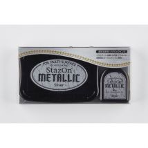 Encre Stazon Métallic Argentée - Tsukineko