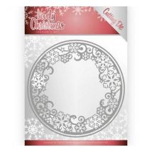 Die Matrice De Découpe Embossage Jeanine S Art Christmas Circle Frame 10077 - Find It
