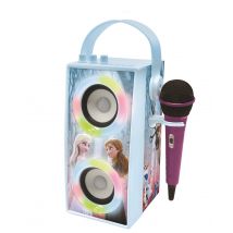 Enceinte Bluetooth Portable Avec Micro Et Effets Lumineux La Reine Des Neiges - Lexibook