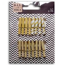 Mini Pinces À Linge Dorées - Toga