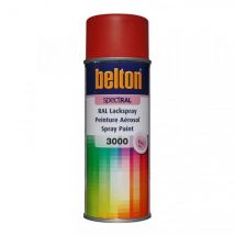 Bombe De Peinture Belton Spectral Ral3000 Rouge Feu Mat 400ml