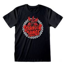 Stranger Things - T-shirt Checkered Circle (taille L) - Heroes inc europe bv