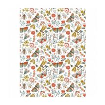 Tissu Coton Champêtre Blanc Vendu Par 50 Cm - Distrifil
