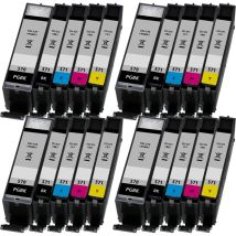 Pack De Cartouches 570/571 Xl Compatibles Pour Imprimante Canon 570/571 Xl - Shop-story