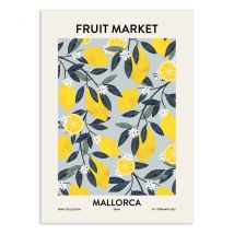 Affiche 50x70 Cm - Mallorca Market - El Buen Limon - Wall Editions