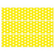 Contours De Gâteaux - Pois Blanc/jaune - Annikids