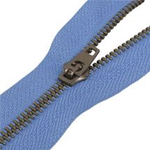 Fermeture En Métal Non Séparable Spéciale Poche - Bleu Roi - My mercerie