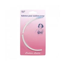 Baleines Pour Soutiens-gorge X 2 Taille 95 - Distrifil Blanc