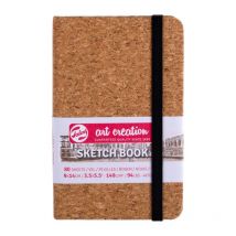 Carnet - Croquis - Dessin - Notes - 9x14cm - 80pages - Couverture En Liège - Royal Talens
