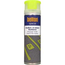 Spray De Peinture - Marquage Routier - Jaune Néon - Asphalte, Béton, Parkings - Belton Special - 500ml