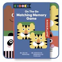 Jeu De Voyage Enfant - Memory Animaux - Kikkerland