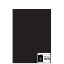 Papier Cartonné - Florence - 200 Feuilles - Noir - A5 - 300 G/m² Scrapbooking