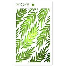 Pochoir Plastique Souple Réutilisable 24 X 14.5 Cm Ciao Bella Fern 12 - CIAO BELLA
